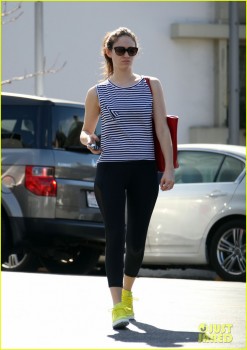 Emmy Rossum - Wearing Tights in Hollywood
