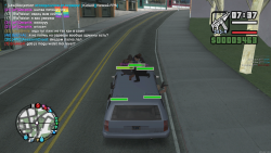 По дороге встретили супругов Ушаковых, поехали с ними на разборки