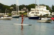 Taylor Swift - goes paddle boarding in Rhode Island (7-24-13)*blury*