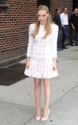 Amanda Seyfried - At The Late Show With David Letterman in NY (7-30-13)