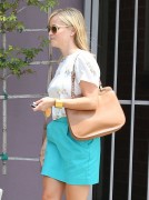 Reese Witherspoon - leggy, out and about in Santa Monica (8-2-13)