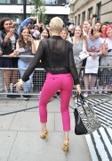 Jessie J - booty in tight pants at BBC Radio 2 in London 08/05/13