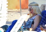 Gwen Stefani - on the beach in France (8-8-13)