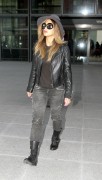Nicole Scherzinger - arriving at London's Heathrow airport