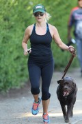 Reese Witherspoon - jogging in Brentwood 04/12/2015
