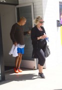 Ashlee Simpson - Leaving the gym in Studio City 04/16/2015