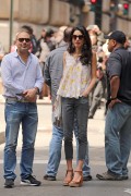 Amal Clooney - Visiting the 'Money Monster' set in NYC 04/18/2015