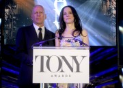 Mary-Louise Parker & Bruce Willis - 2015 Tony Awards Nominations Announcement, New York 4/28/2015