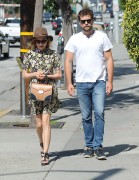 Diane Kruger and Joshua Jackson - stroll together side by side in Melrose 5/28/2015