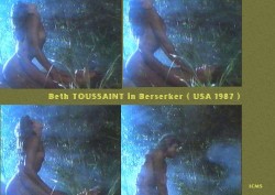 Beth bare-naked in these vidcaps from Berserker.