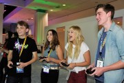 [MQ] Olivia Holt - Nintendo hosts celebrities at 2015 E3 Gaming Convention in LA 6/16/15
