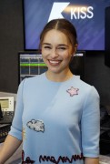 [MQ] Emilia Clarke - visits KISS FM in London 6/18/15
