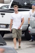 Liam Hemsworth - Out for breakfast in Malibu 07/01/2015